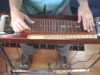 Pedal Steel Lessons Online - How To Play a Major Scale