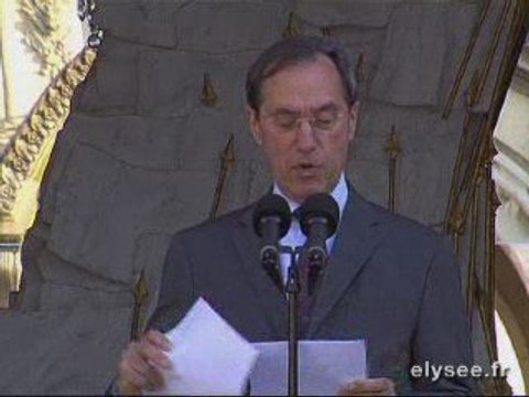 L'annonce du remaniement par Claude Guéant