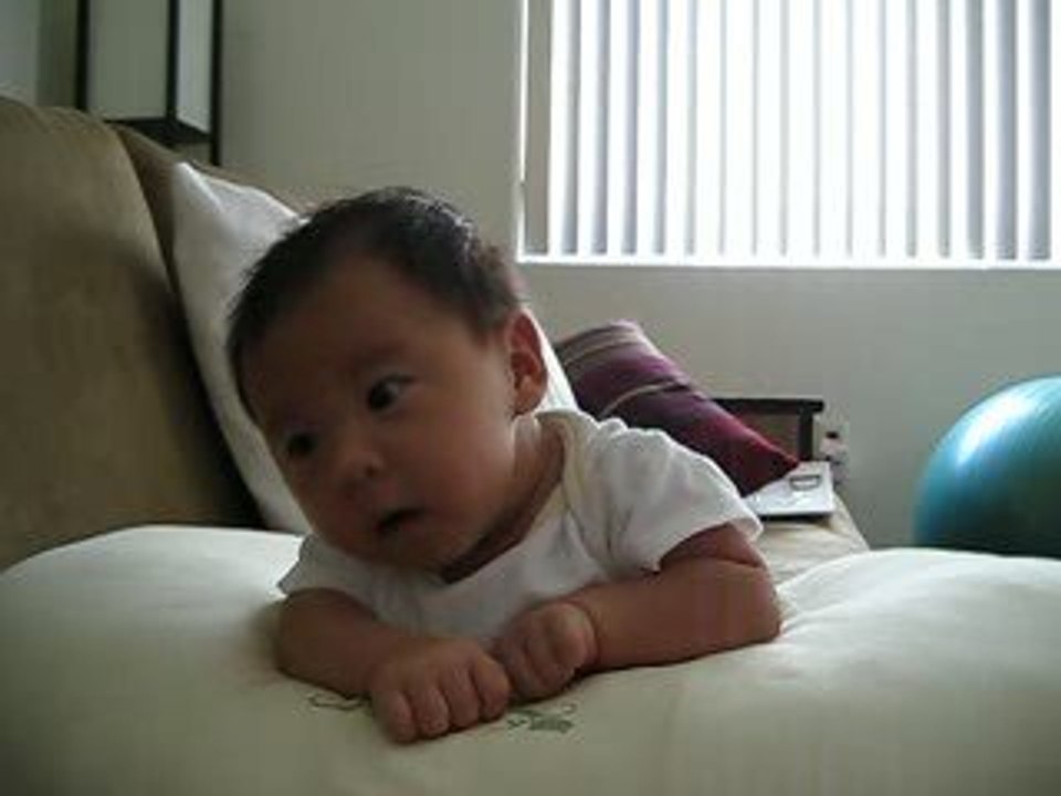 Tummy time at 7 weeks