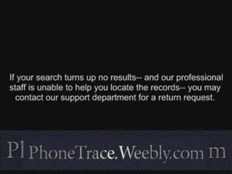 Cell phone reverse number search