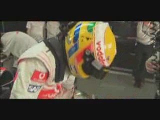 Pedro de la Rosa im Lewis Hamilton Crash