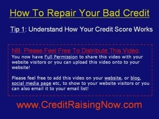 Discover How To Repair Your Bad Credit