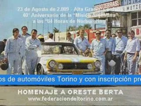 40 Años Misión Argentina - Homenaje a Oreste Berta 23-08-09