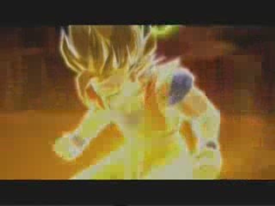 DBZ Burst Limit - Goku goes Super Saiyan 2 (Cutscene)